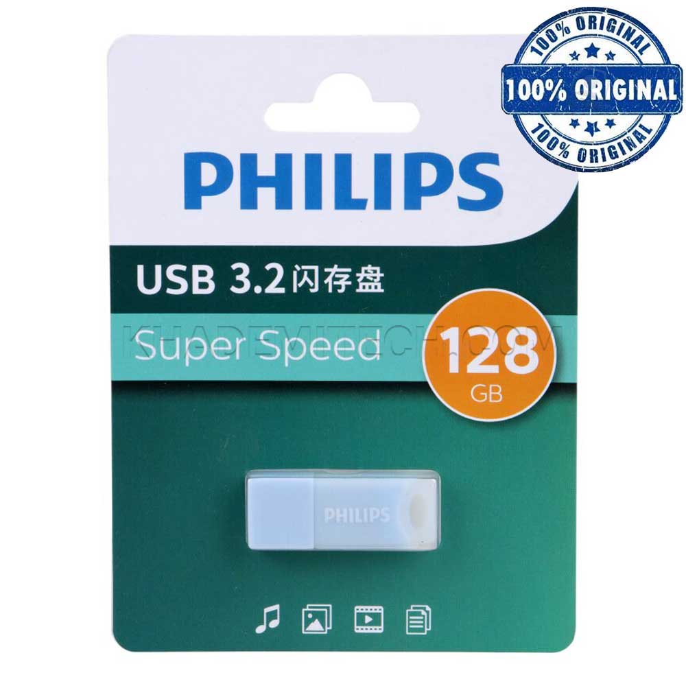 فلش فیلیپس مدل PHILIPS FM10UA128A/93-B 128G USB3.2