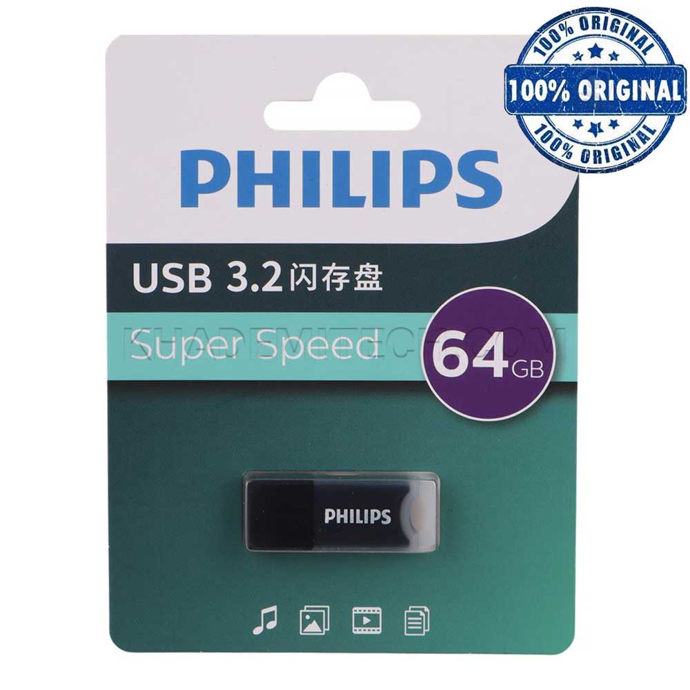 فلش فیلیپس مدل PHILIPS FM10UA064B/93-B 64G USB3.2